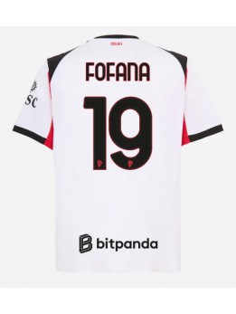 Billige AC Milan Youssouf Fofana #19 Bortedrakt 2025-26 Kortermet